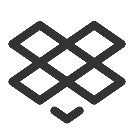 иконка dropbox logo, dropbox, logo,