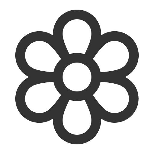иконка flower, цветок,
