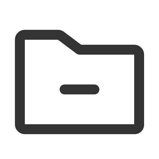 иконка folder simple minus, folder, папка, simple, minus, минус,