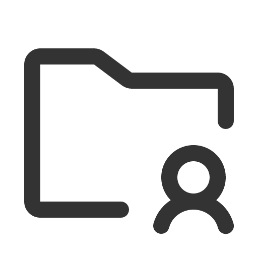 иконка folder simple user, folder, папка, simple, user, пользователь,