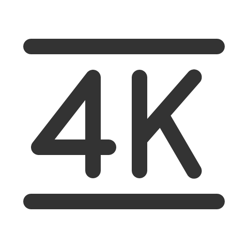 иконка four k, four,