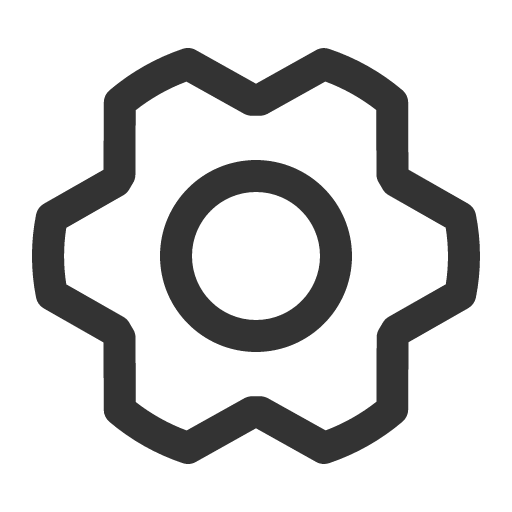 иконка gear six, gear, шестеренка, six,