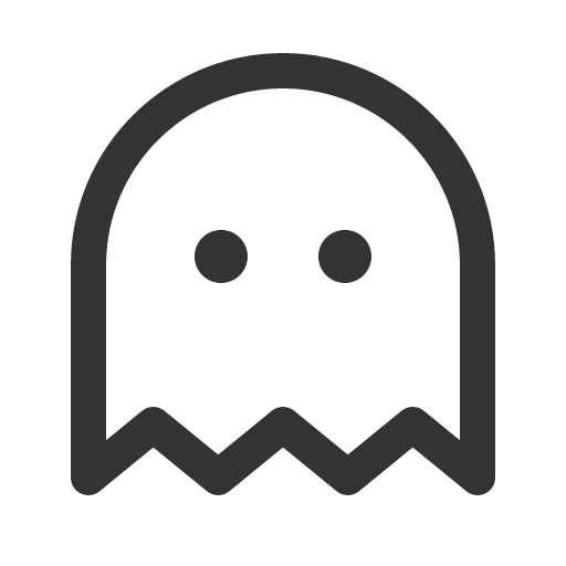 иконка ghost, приведение,