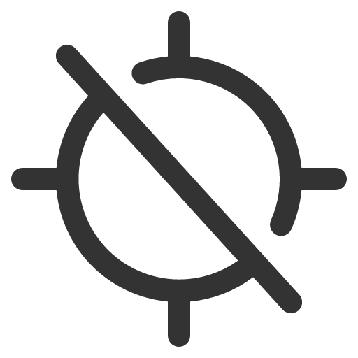 иконка gps slash, gps, навигатор, slash,