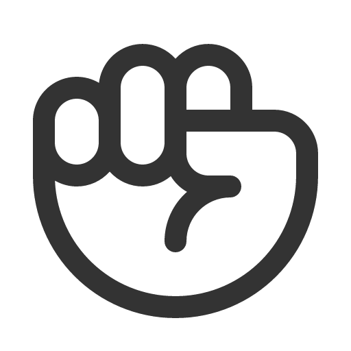 иконка hand fist, hand, рука, fist,