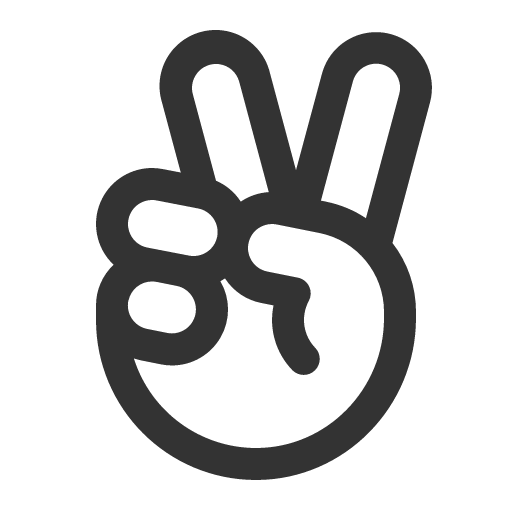 иконка hand peace, hand, рука, peace,
