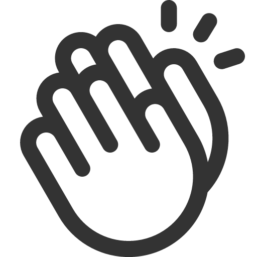 иконка hands clapping, hands, clapping,