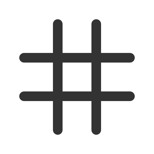 иконка hash straight, hash, straight,
