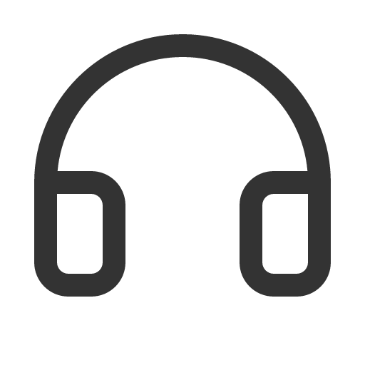 иконка headphones, наушники,