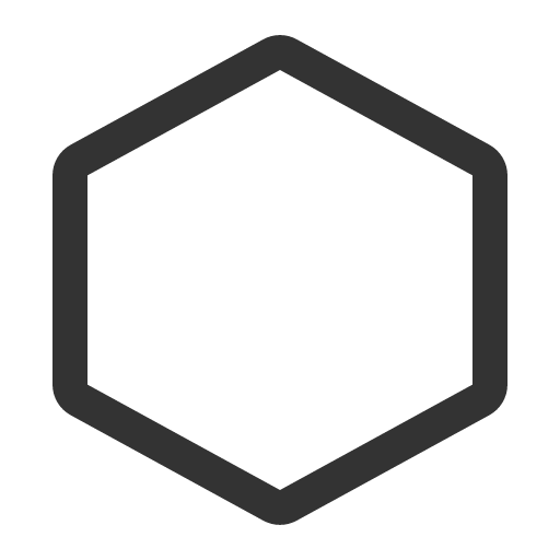 иконка hexagon,