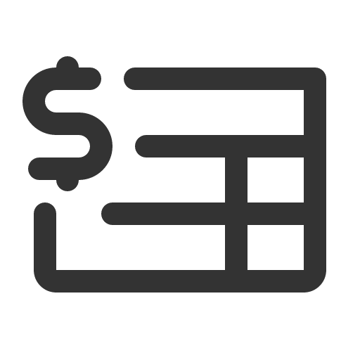 иконка invoice, счет фактура,
