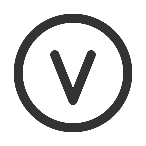 иконка letter circle v, letter, почта, circle,