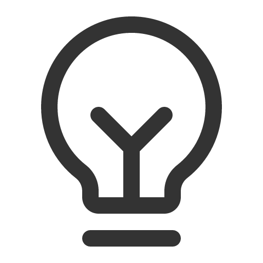иконка lightbulb filament, lightbulb, лампочка, filament,