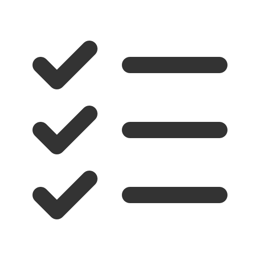 иконка list checks, list, checks, чеки,
