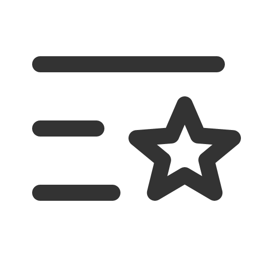 иконка list star, list, star, звезда,