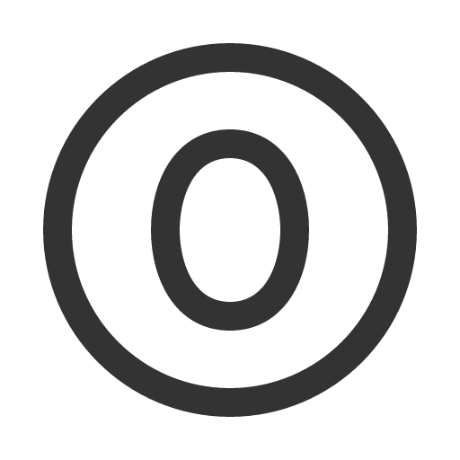 иконка number circle zero, number, circle, zero,
