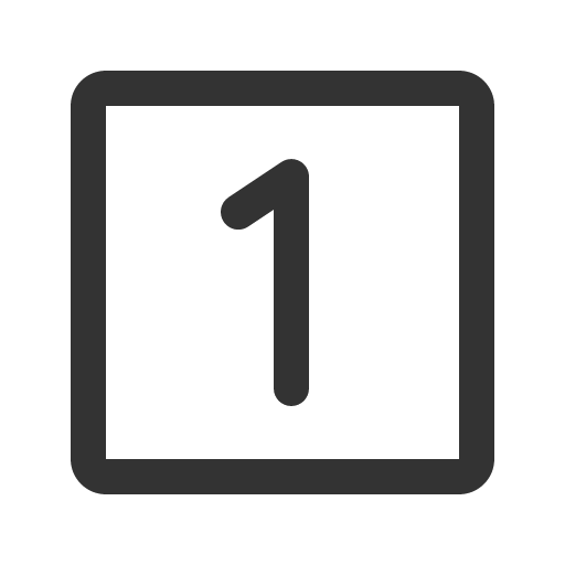 иконка number square one, number, square, one, гугл плюс,
