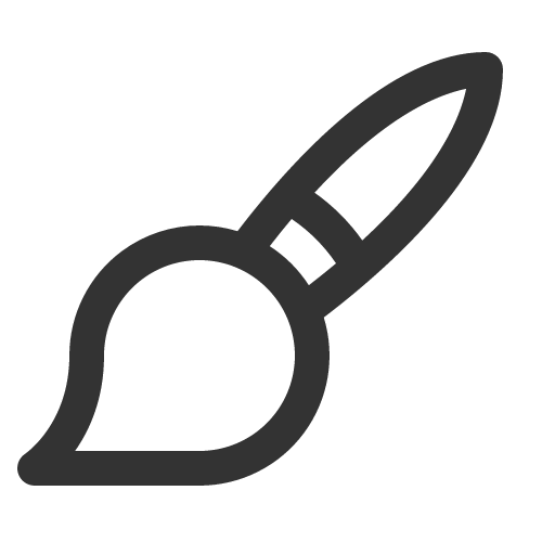 иконка paint brush, paint, brush, кисть,