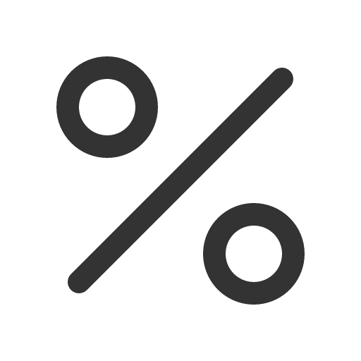 иконка percent,