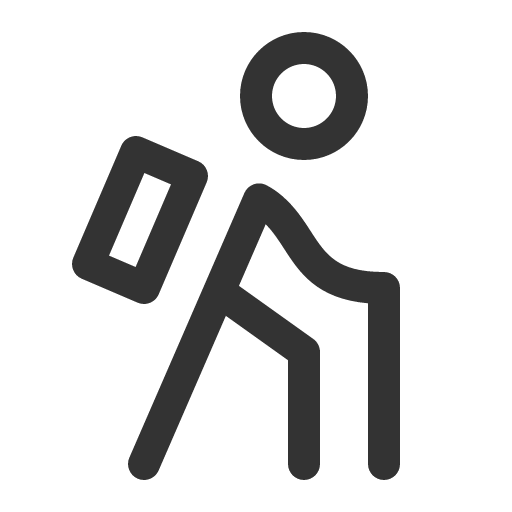 иконка person simple hike, person, simple, hike,