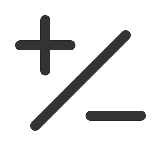 иконка plus minus, plus, плюс, minus, минус,