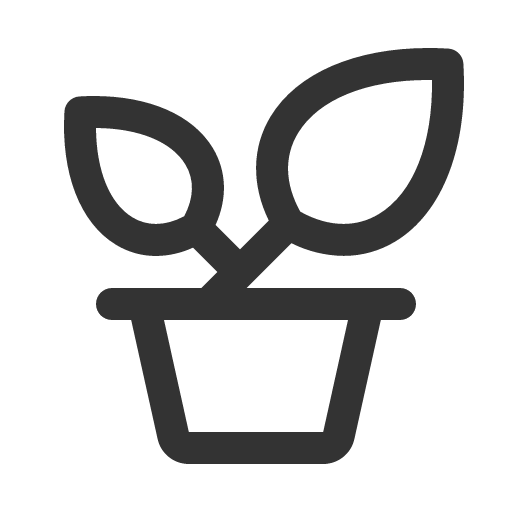 иконка potted plant, potted, plant, цветочный горшок,
