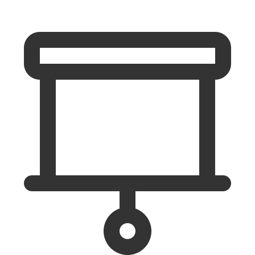иконка projector screen, projector, screen, экран,