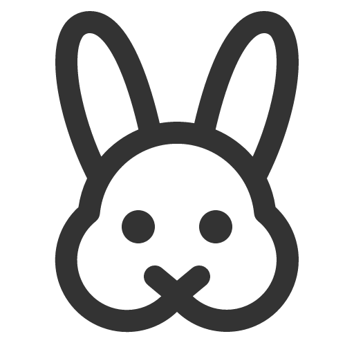 иконка rabbit, кролик,