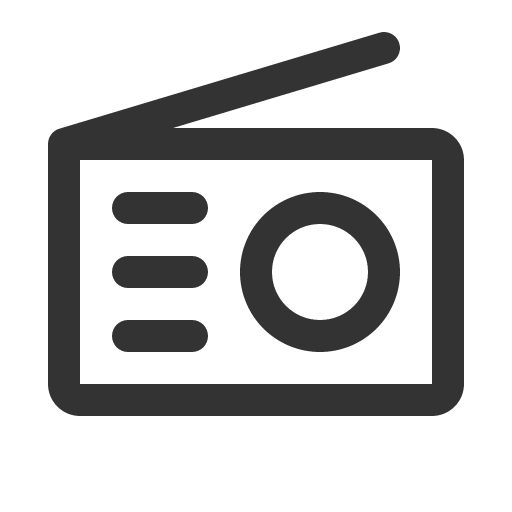 иконка radio, радио,