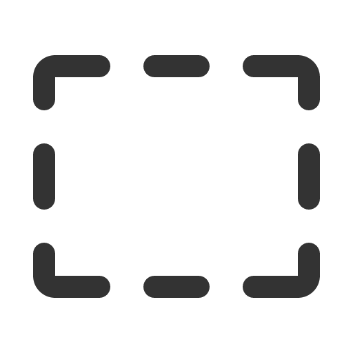 иконка rectangle dashed, rectangle, dashed,