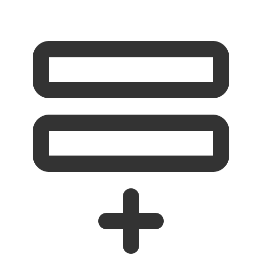 иконка rows plus bottom, rows, plus, плюс, bottom, стрелка,