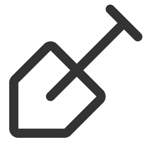 иконка shovel,