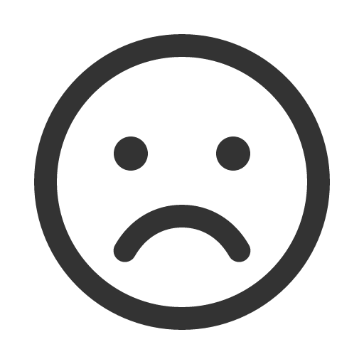 иконка smiley sad, smiley, смайлик, sad, грустный,