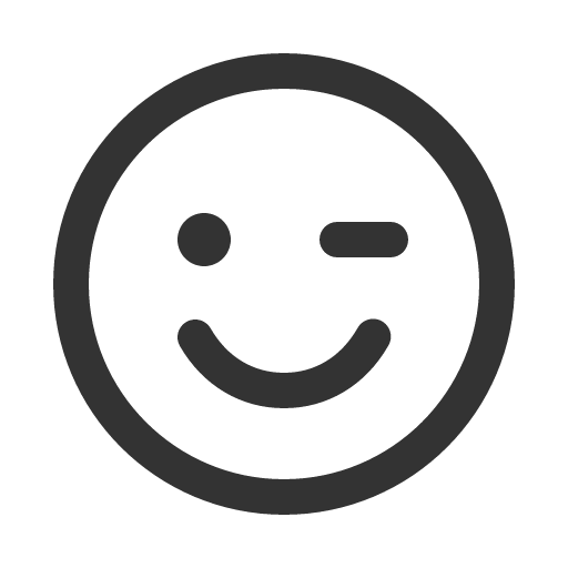 иконка smiley wink, smiley, смайлик, wink, подмигивание,