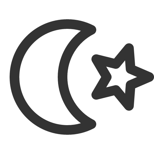 иконка star and crescent, star, звезда, and, crescent, луна,