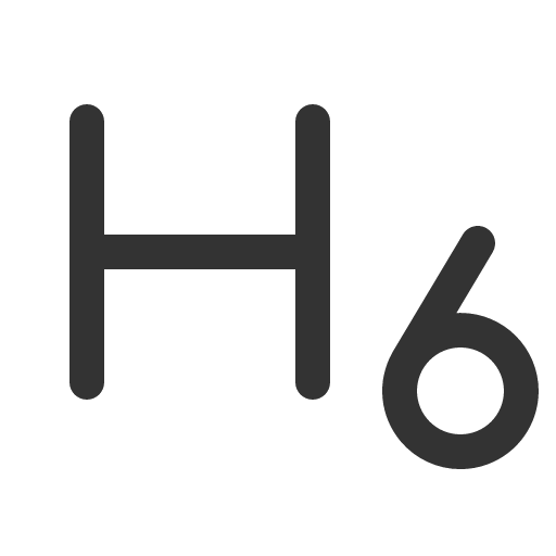 иконка text h six, text, текст, six,