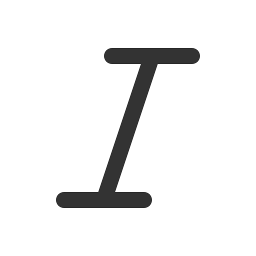 иконка text italic, text, текст, italic, курсив,