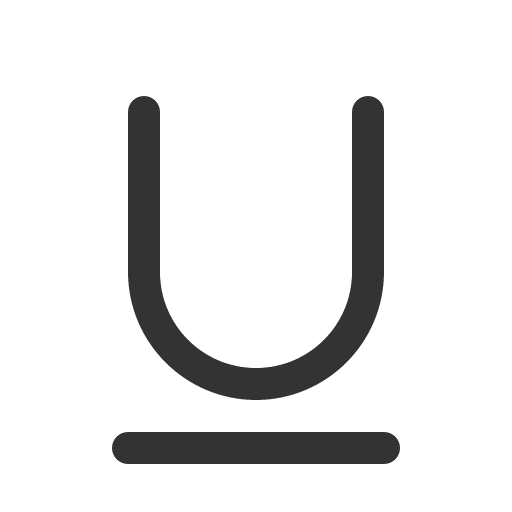 иконка text underline, text, текст, underline,