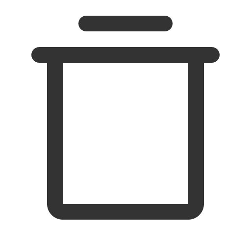 иконка trash simple, trash, мусорный бак, simple,