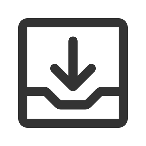 иконка tray arrow down, tray, arrow, стрелка, down,