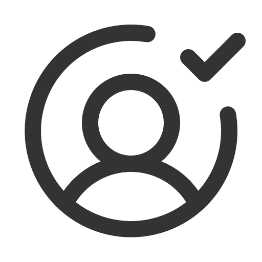иконка user circle check, user, пользователь, circle, check, галочка,
