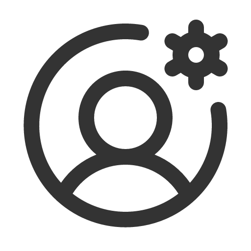 иконка user circle gear, user, пользователь, circle, gear, шестеренка,