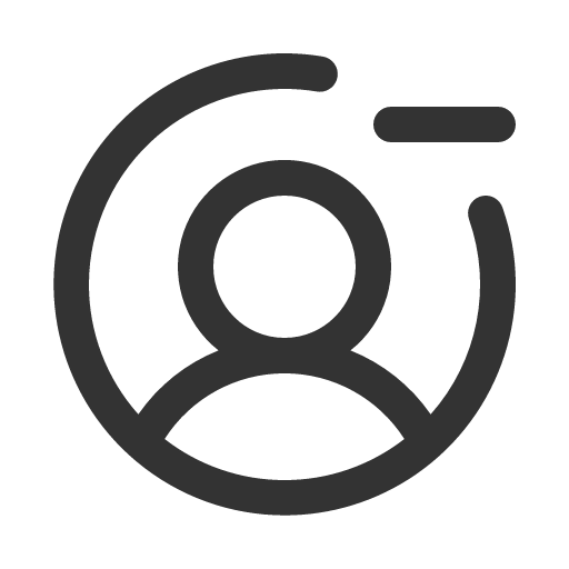 иконка user circle minus, user, пользователь, circle, minus, минус,
