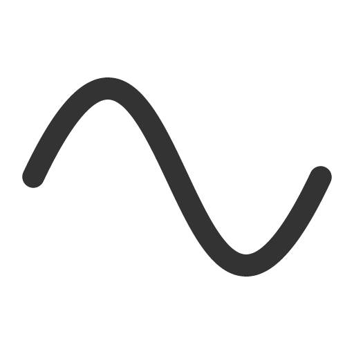 иконка wave sine, wave, sine,