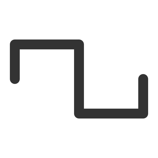 иконка wave square, wave, square,