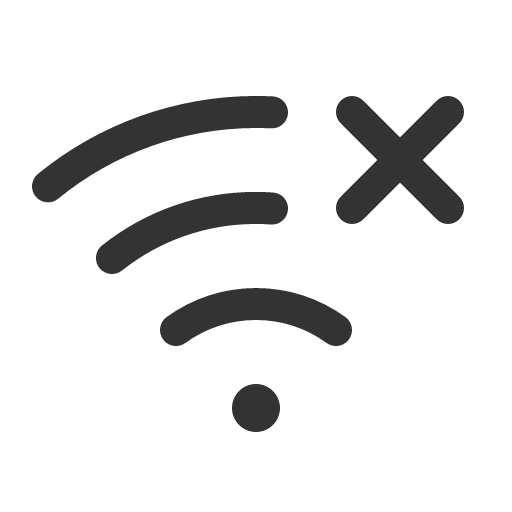 иконка wifi x, wifi,