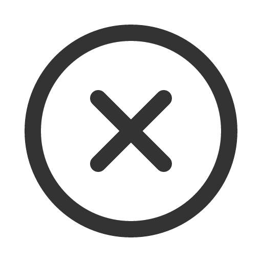иконка x circle, circle,