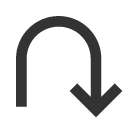 иконки arrow turn back, arrow, стрелка, turn, вращать, back