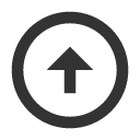 иконка arrow up circle, arrow, стрелка, up, стрелка вверх, circle