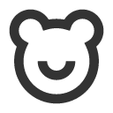 иконка bear smile, bear, smile, смайлик